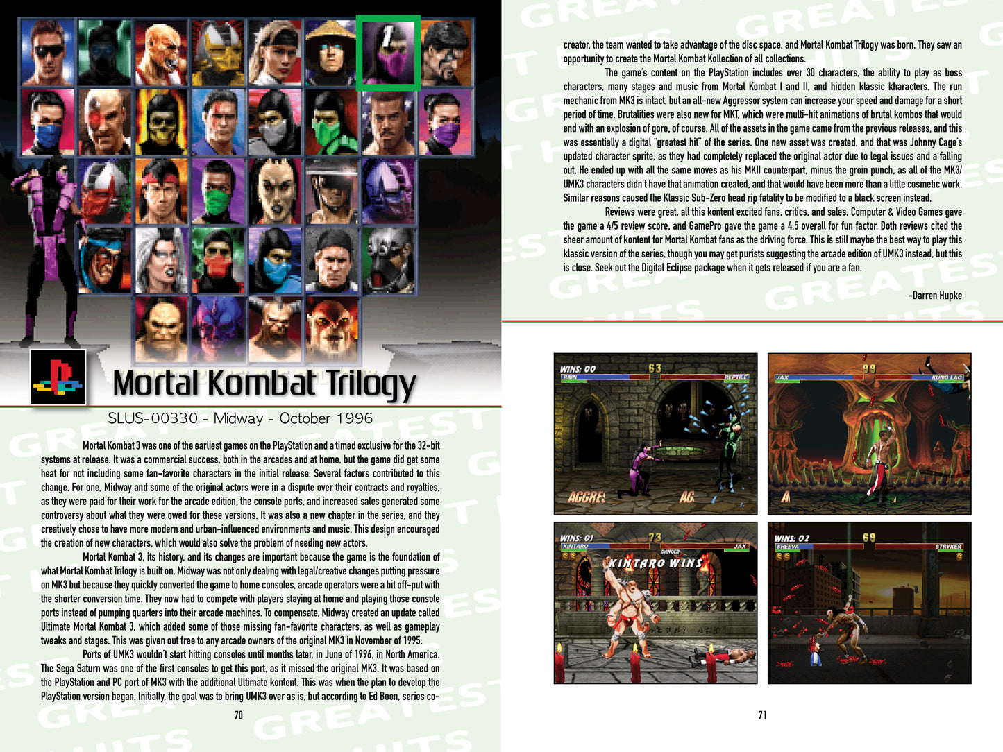 PRE-ORDER 32 Bit Library Greatest Hits Volume 1 - HARDCOVER